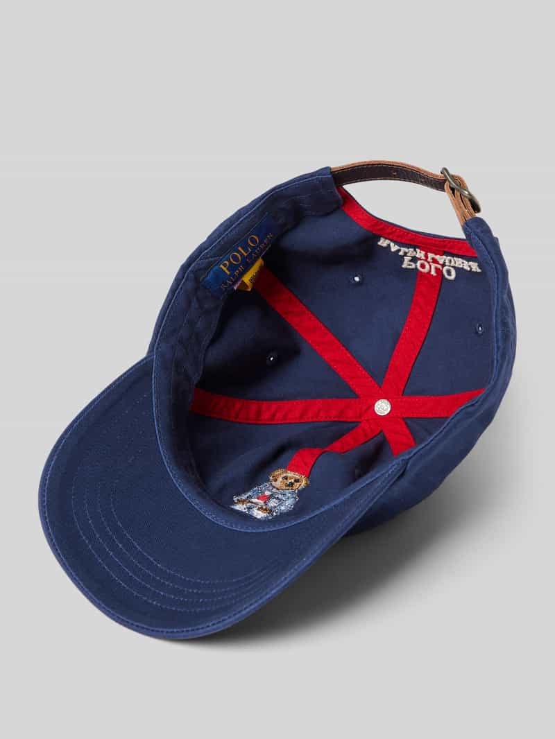 Polo Ralph Lauren Baseballpet met motief- en labelstitching