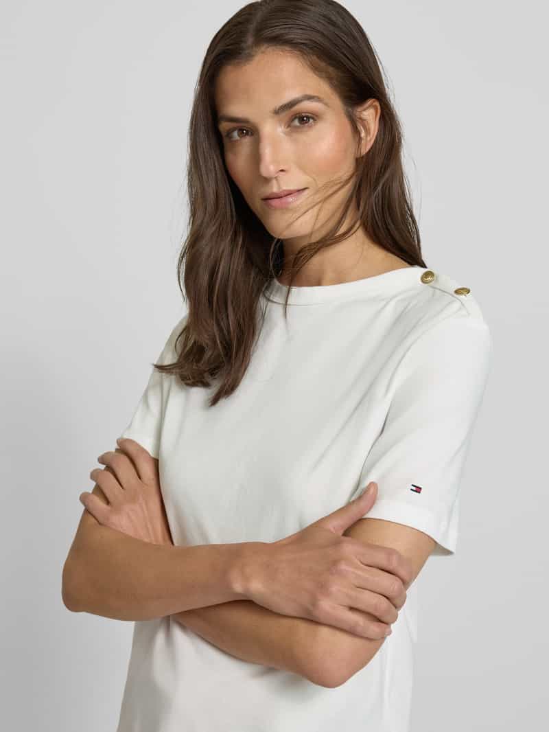 Tommy Hilfiger Regular fit T-shirt van puur katoen