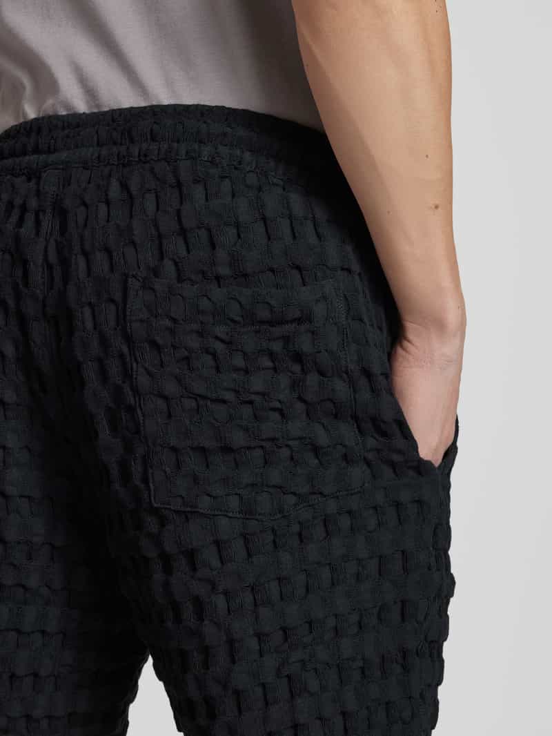 Only & Sons Regular fit sweatshorts met structuurmotief model 'TEL BRADDOCK'