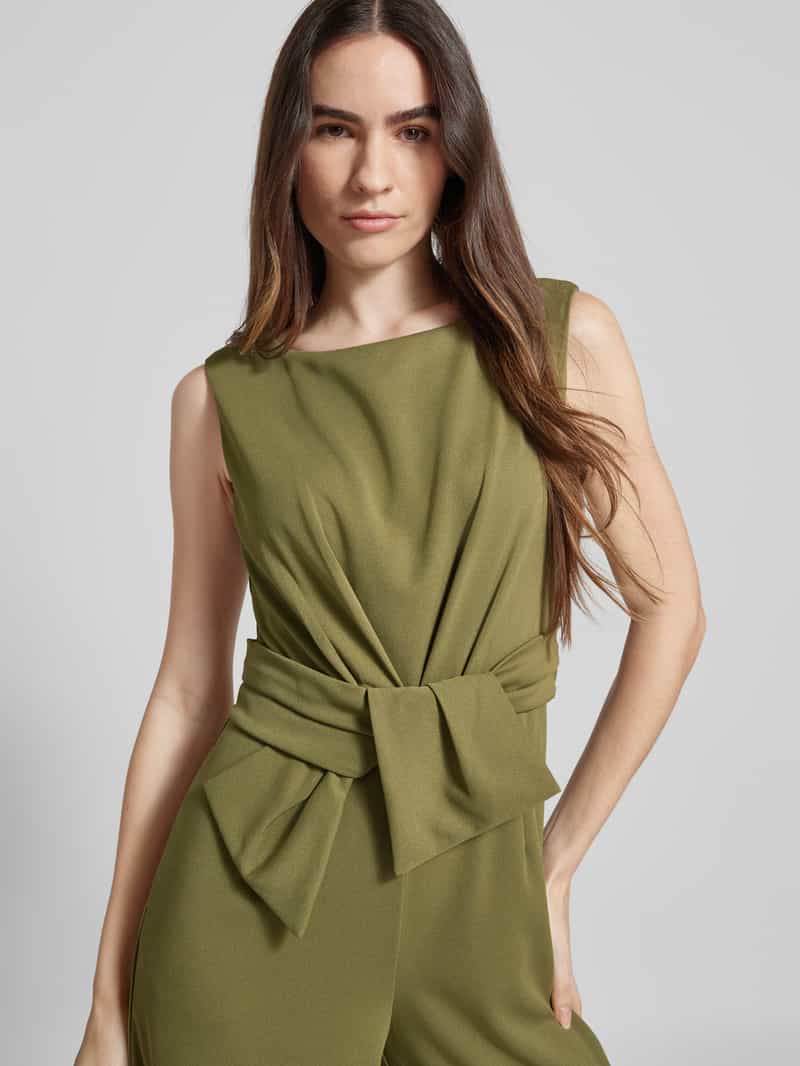 Vera Mont Jumpsuit met strikceintuur