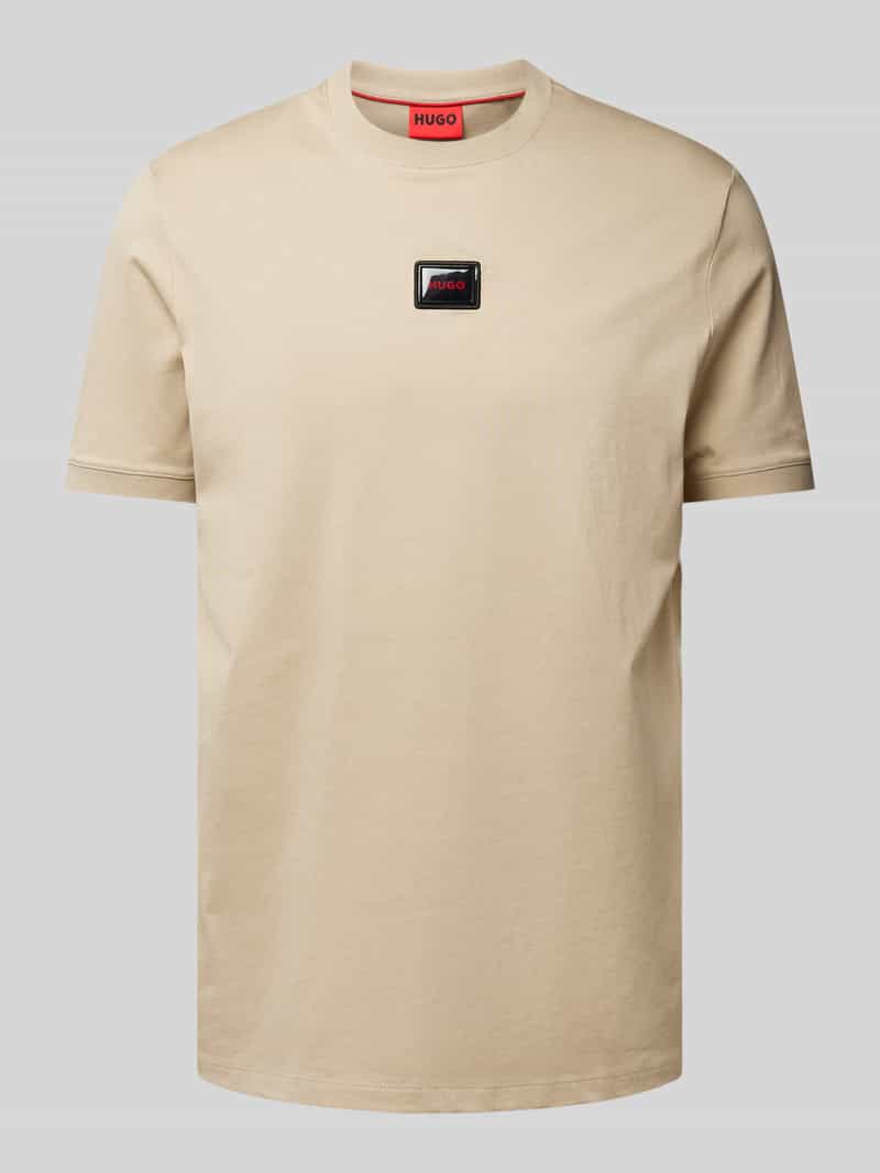 HUGO T-shirt met labelbadge model 'Diragolino'