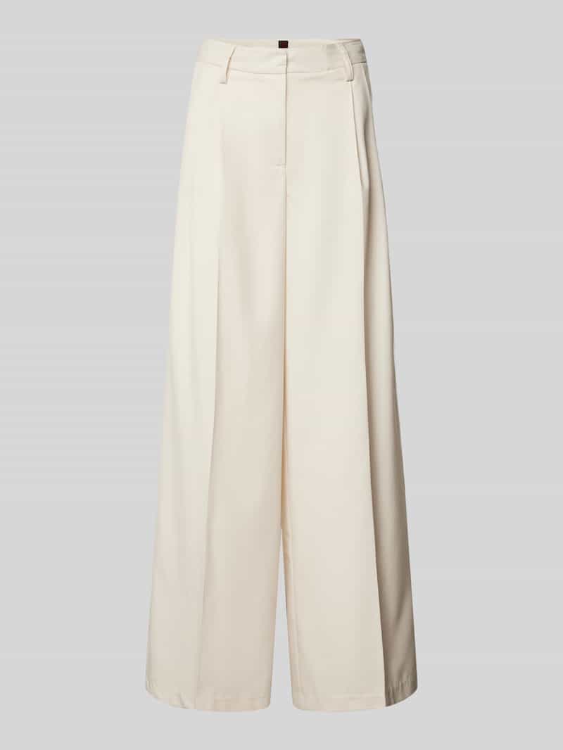 Stefanel Stoffen broek met Franse steekzakken model 'SLOUCHY'
