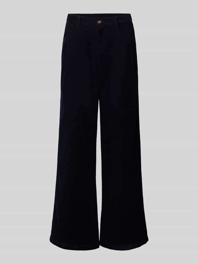 PROHIBITED flared cut corduroy broek met achterzakken model 'HERITAGE'