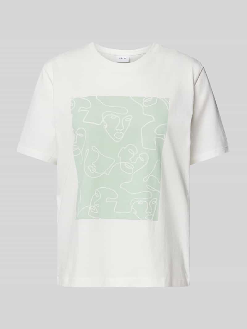 Vila T-shirt met ronde hals model 'SYBIL'