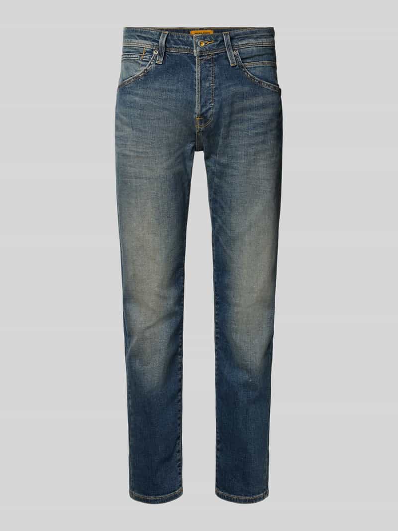 jack & jones Tapered fit jeans in used-look model 'MIKE'