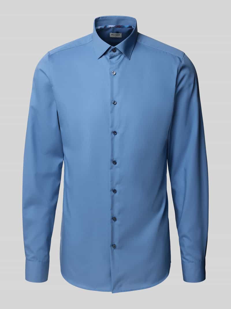 OLYMP Level 5 Slim fit zakelijk overhemd met extra lange mouwen