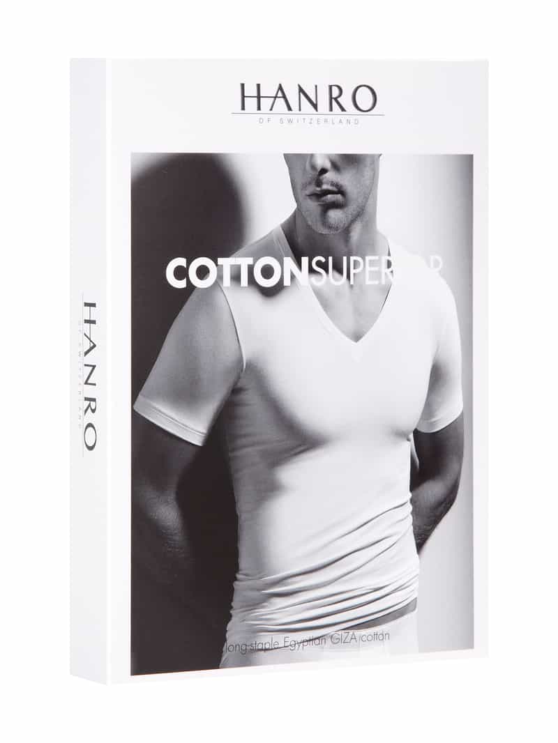 Hanro T-shirt met V-hals