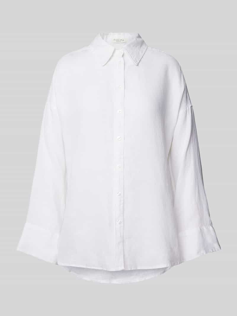 Christian Berg Woman Relaxed fit linnen blouse met overhemdkraag