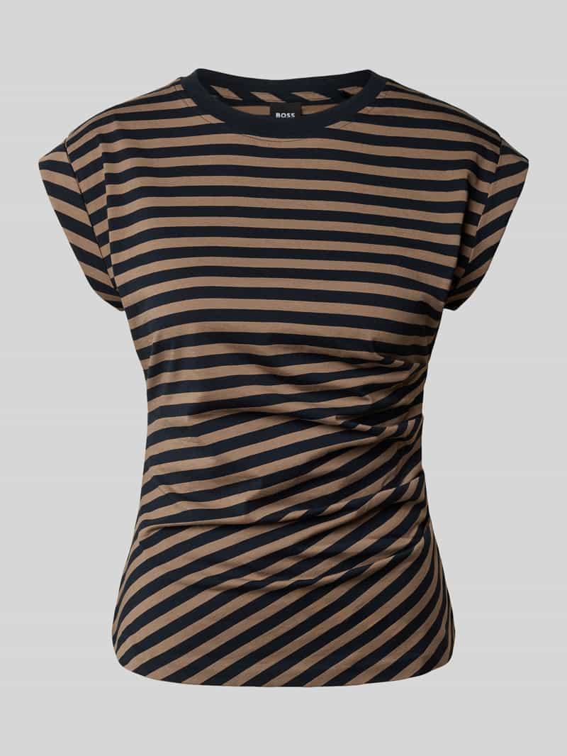 Boss Slim fit T-shirt van puur katoen