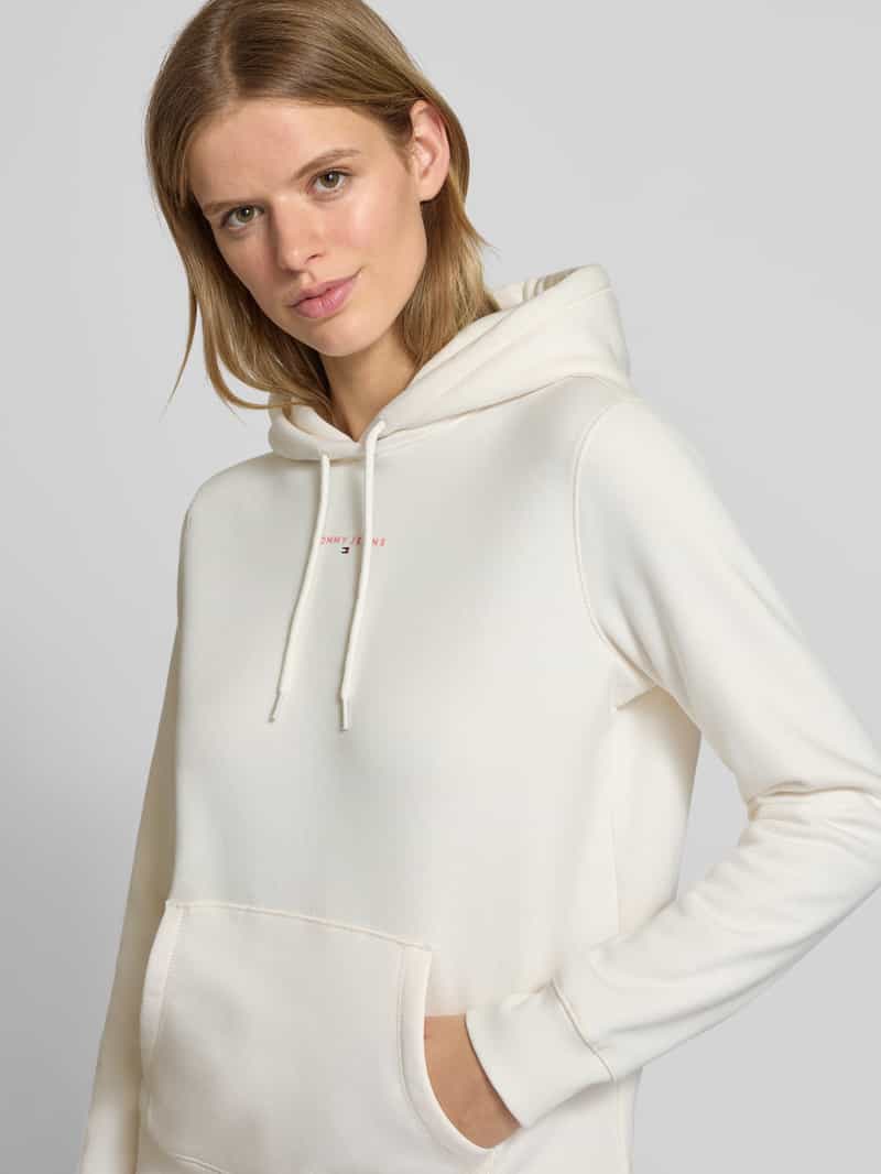 Tommy Jeans Regular fit hoodie van katoenmix