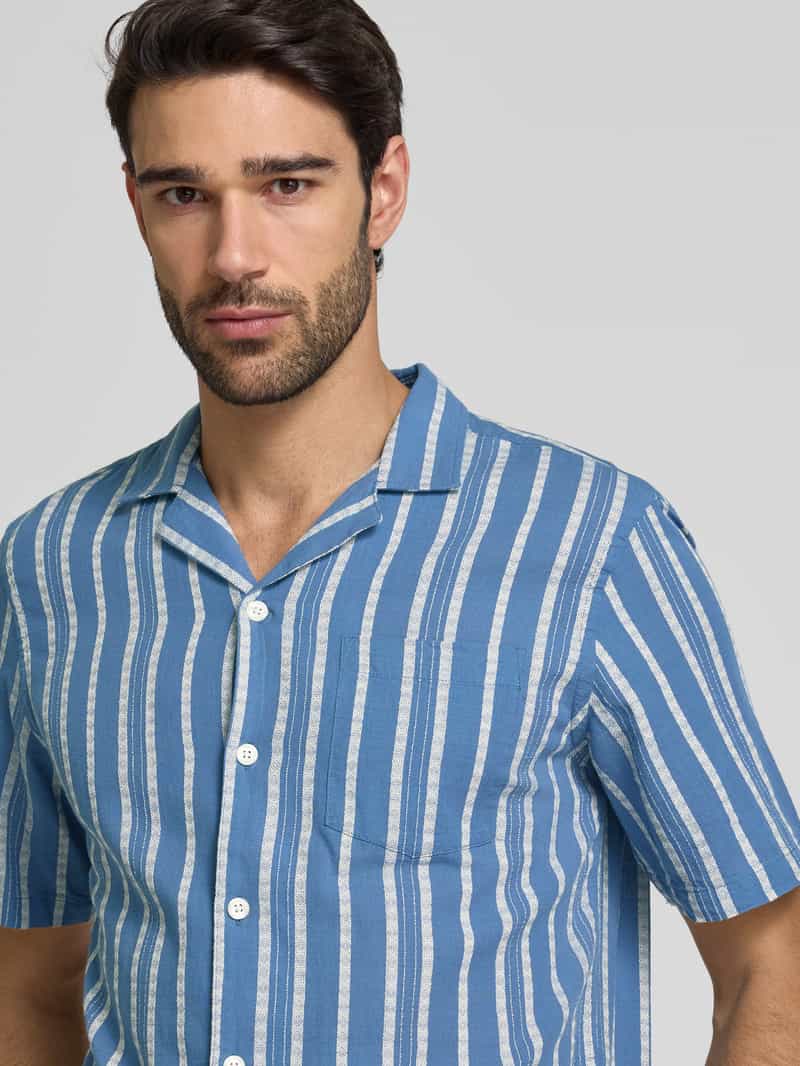casual friday Vrijetijdsoverhemd met reverskraag model 'MILTON'
