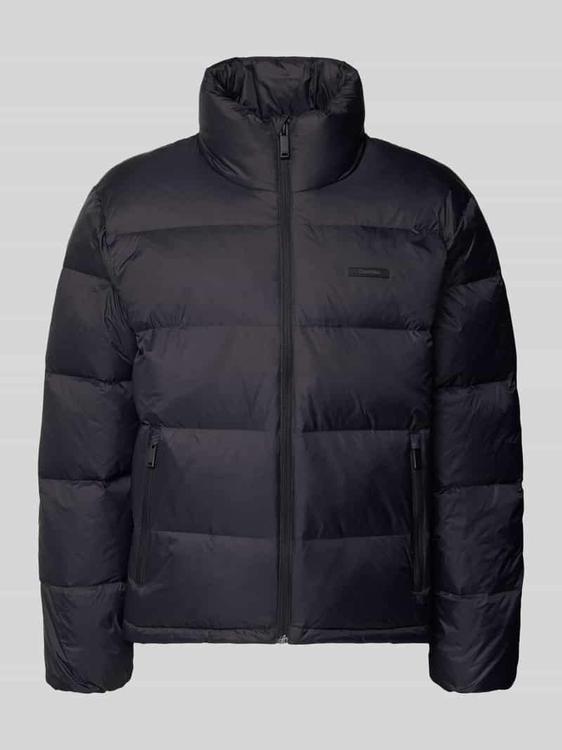 CK Calvin Klein Gewatteerd jack met opstaande kraag