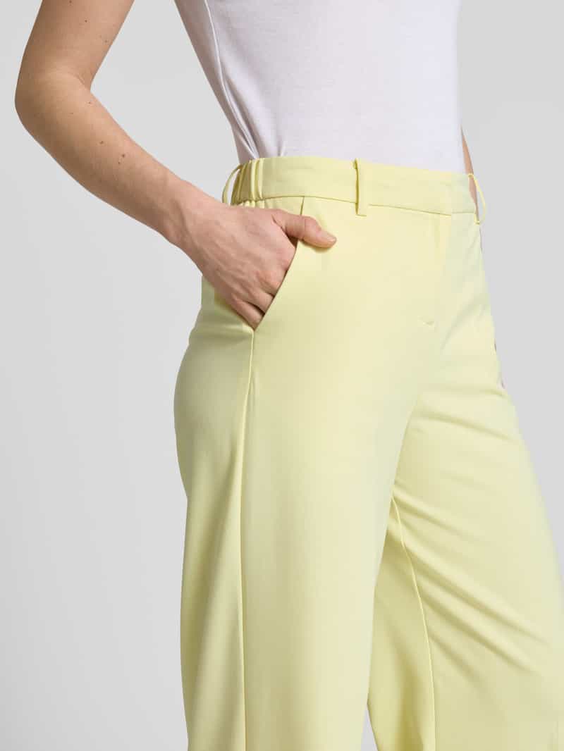 b.Young Wide leg stoffen broek met paspelzakken model 'DANTA'