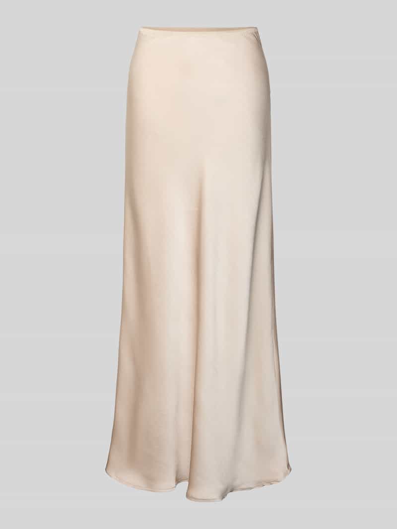 NEO NOIR Midirok van satijn met elastische band model 'URA'