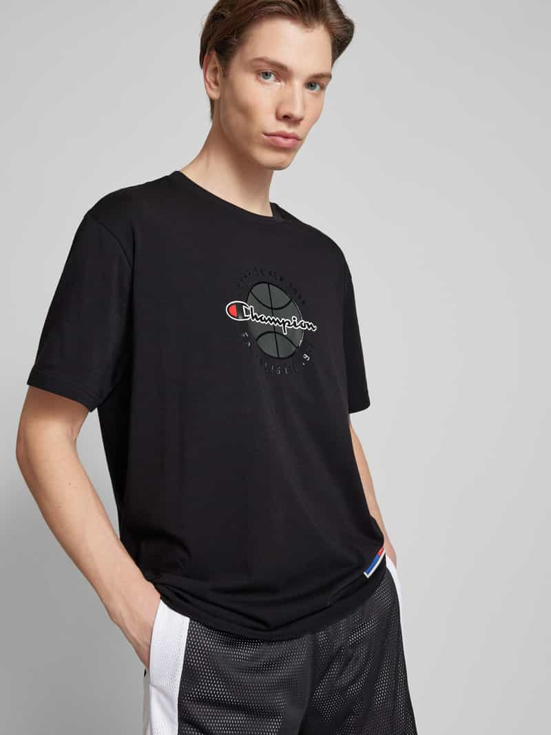 Champion T-shirt met labelprint