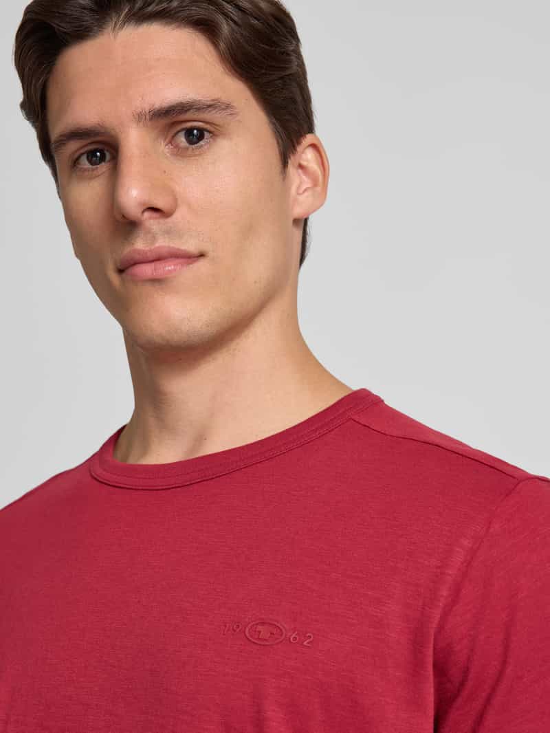 Tom Tailor Regular fit T-shirt van puur katoen