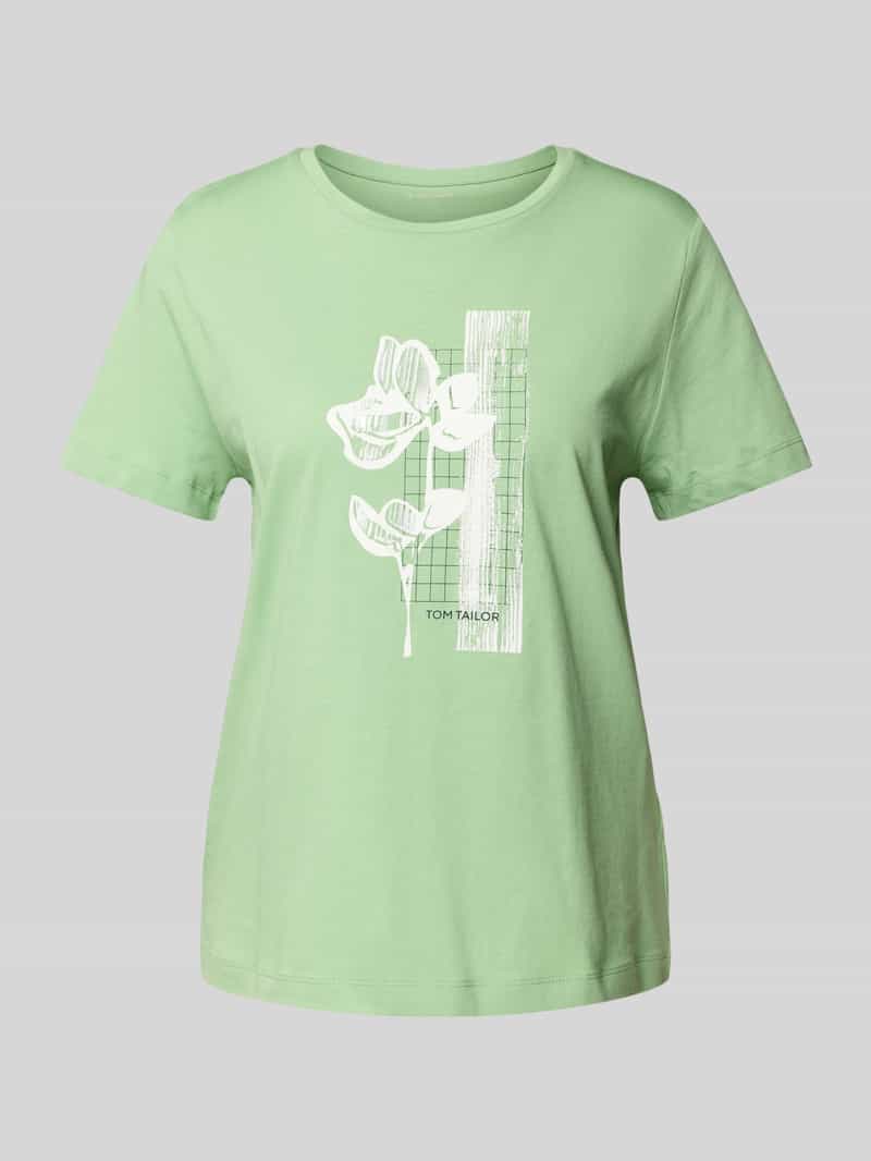 Tom Tailor Regular fit T-shirt van puur katoen