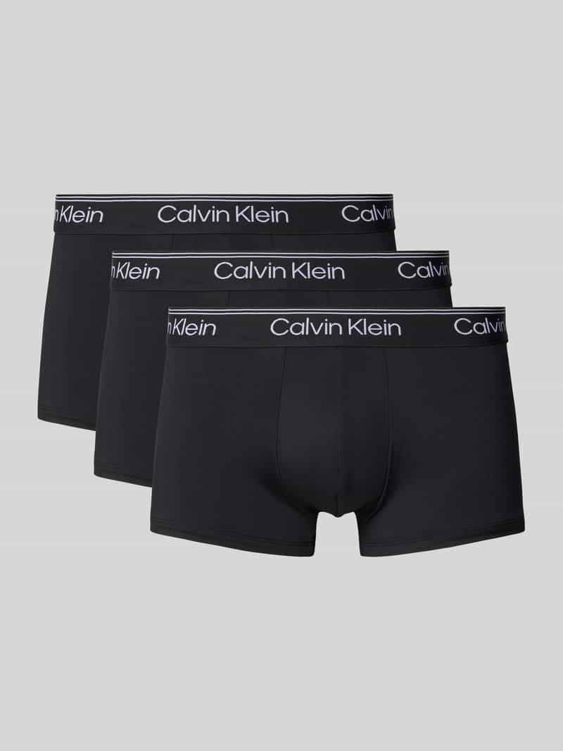Calvin Klein Underwear Boxershort met band met label in een set van 3 stuks