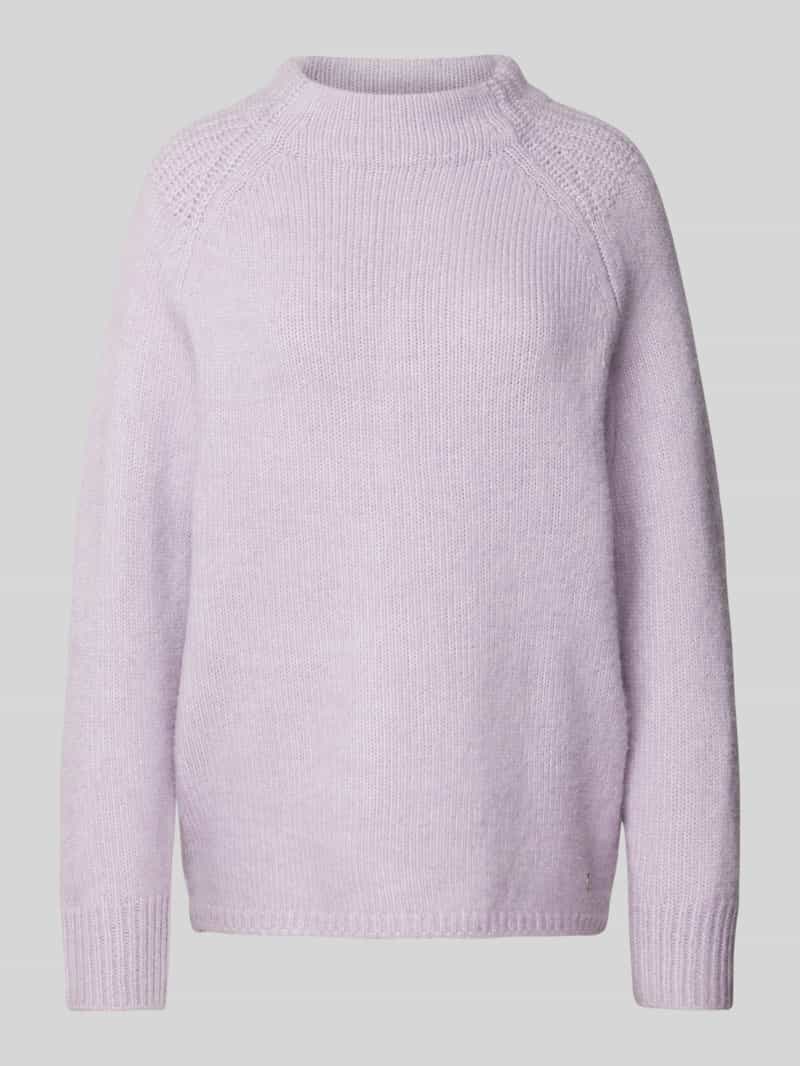 monari Gebreide pullover met opstaande kraag