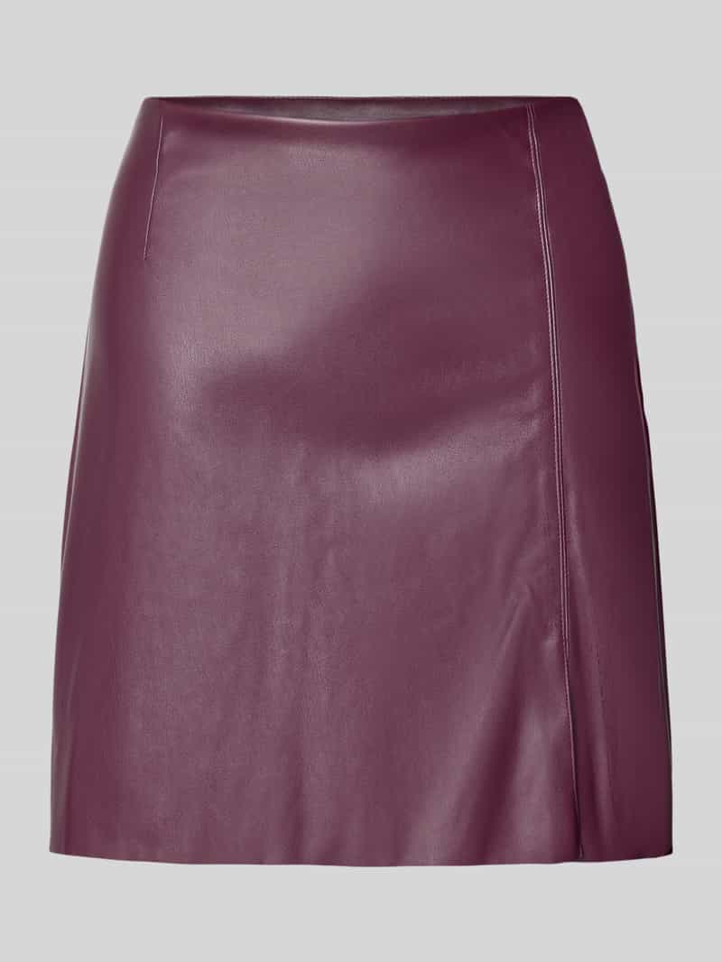 Vero Moda Minirok in leerlook model 'NELLY'