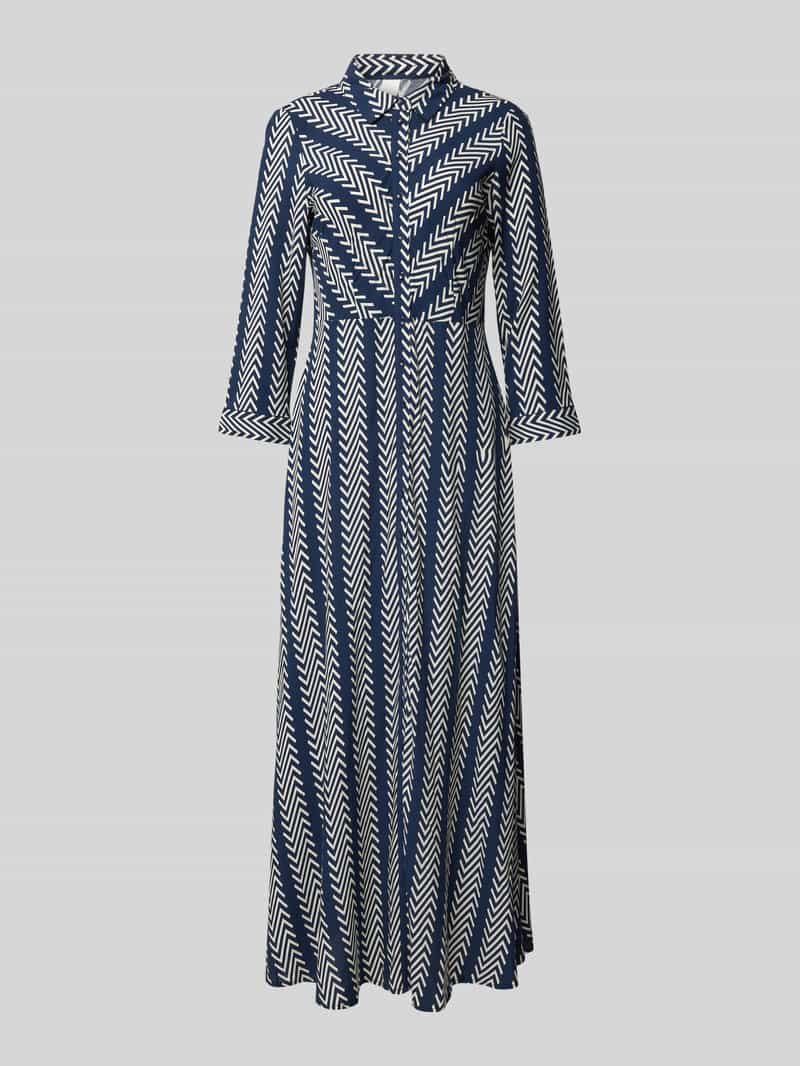 YAS Maxi-jurk met doorknoopsluiting model 'SAVANNA'