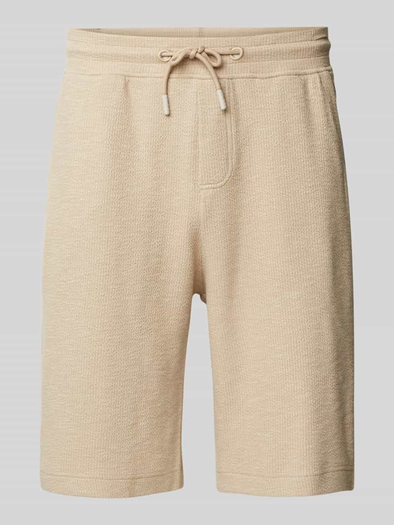 Tom Tailor Regular fit korte cargobroek van katoenmix