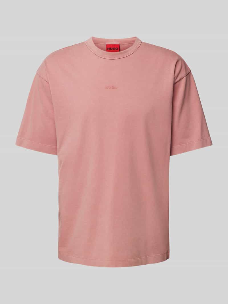 HUGO Oversized T-shirt met ronde hals model 'Docku'