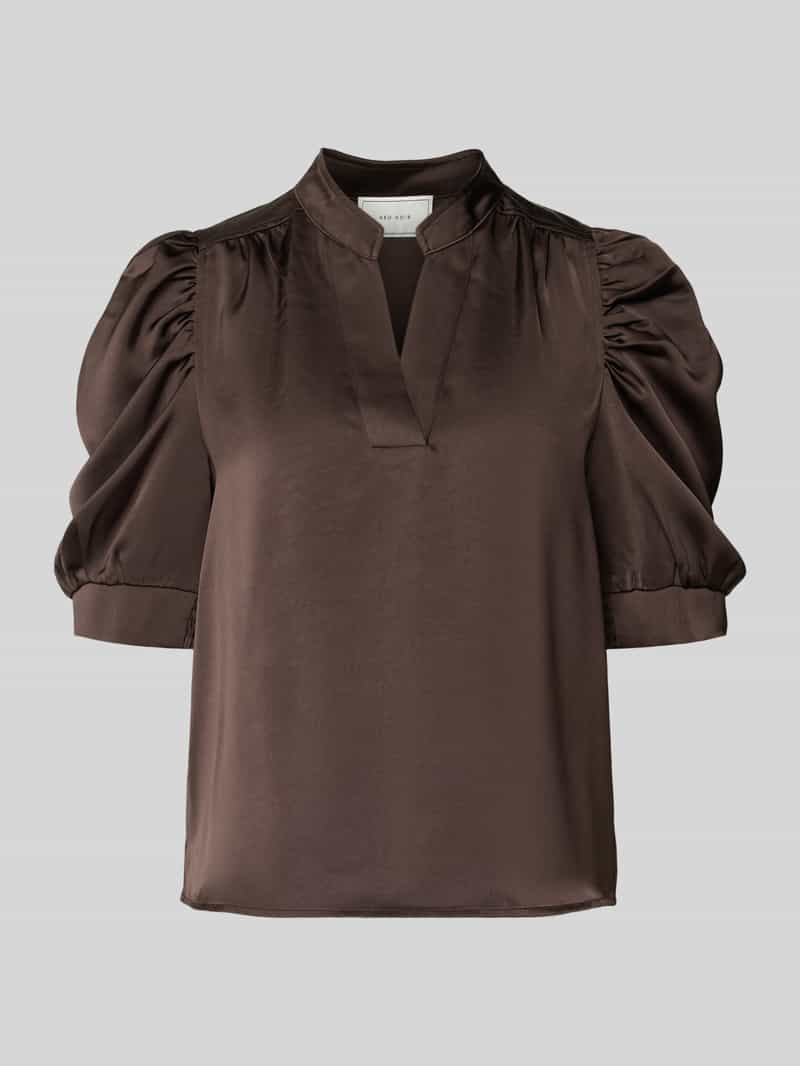 NEO NOIR Blouseshirt van satijn met pofmouwen model 'Roella'