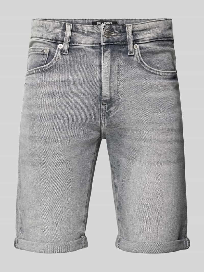 Only & Sons Korte slim fit jeans in 5-pocketmodel, model 'PLY'