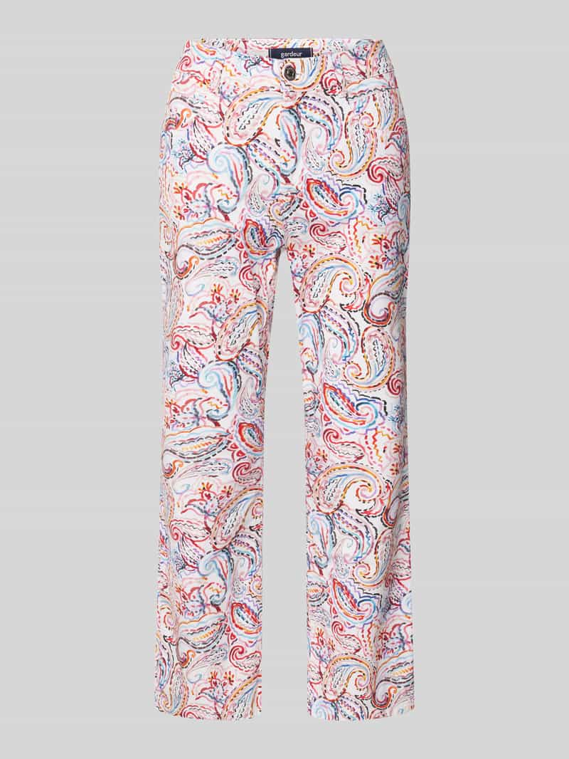 Gardeur Flared cut broek in verkorte pasvorm