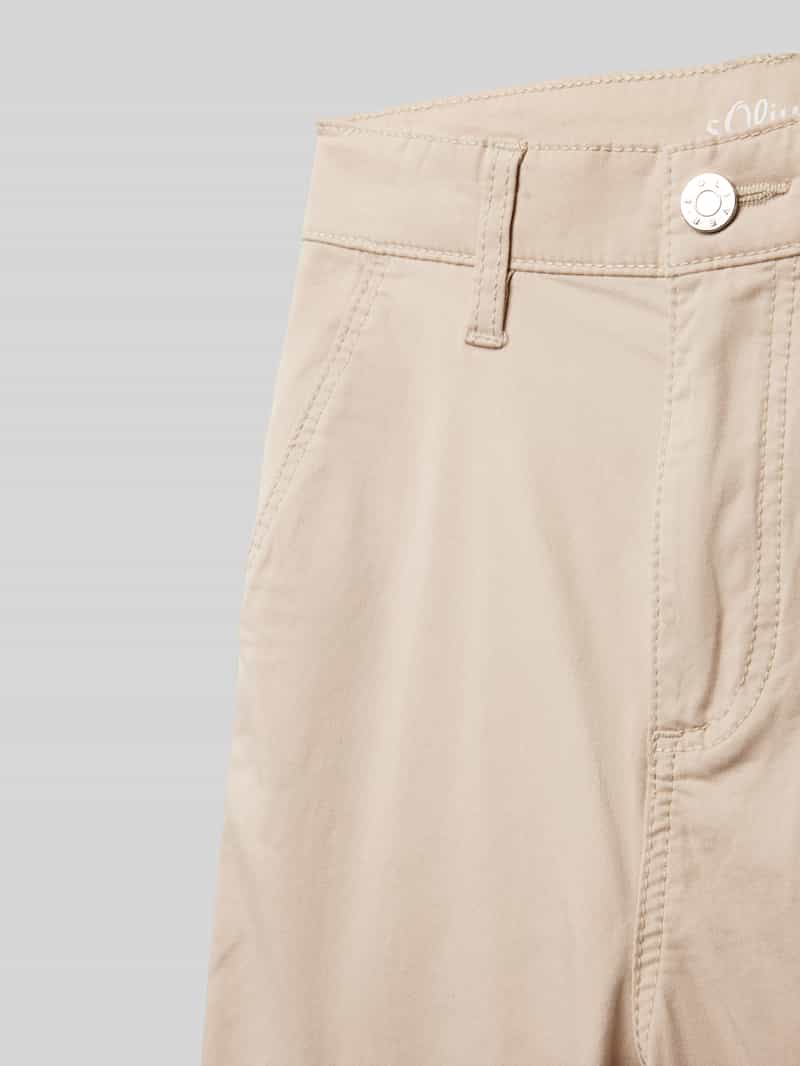 s.Oliver RED LABEL Cargobroek met steekzakken in effen design