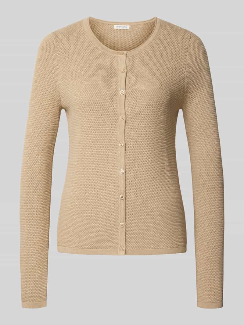 Christian Berg Woman Gebreide cardigan met structuurmotief