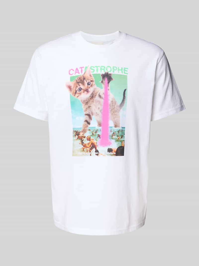 Dedicated T-shirt met ronde hals model 'Catastrophe'