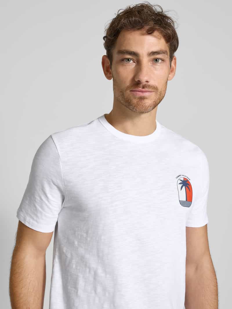 Tommy Hilfiger Regular fit T-shirt van puur katoen