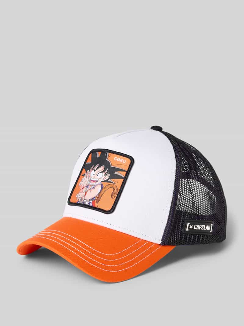 Capslab Baseballpet met motiefstitching