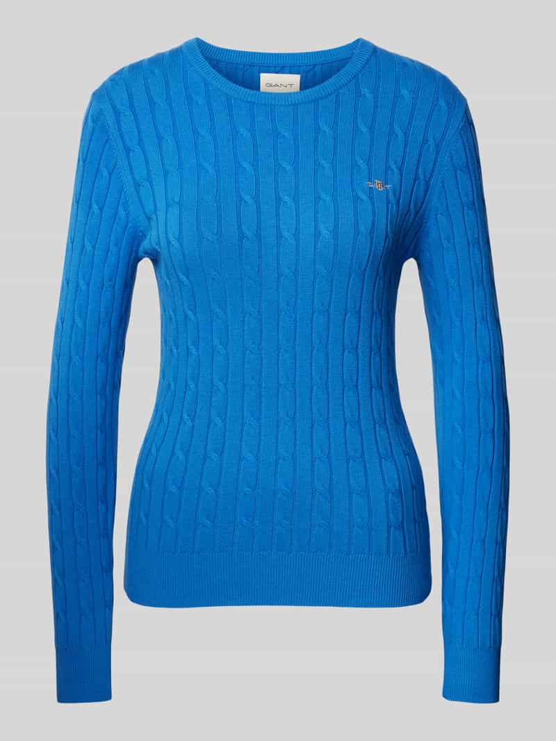 Gant Gebreide pullover met ribboorden