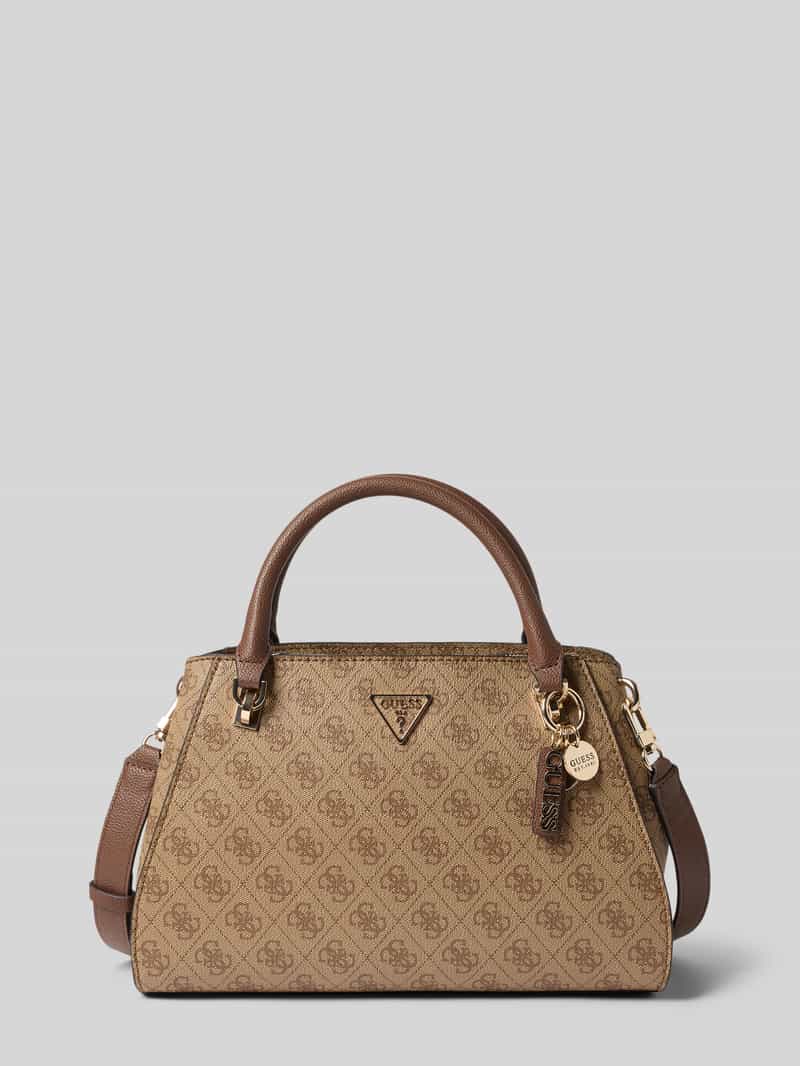 Guess Handtas met labelapplicatie model 'NOELLE LUXURY SATCHEL'