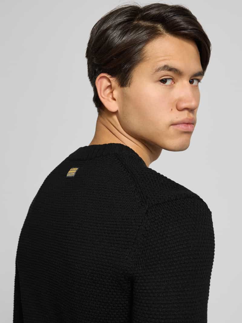G-Star Raw Gebreide pullover met ribboorden