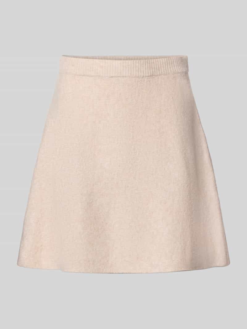 Pieces Nauwsluitende minirok met wol model 'MALOU'