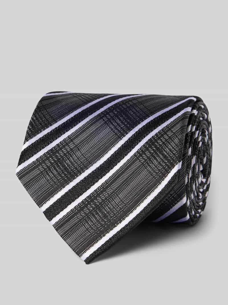 Monti Zijden stropdas met all-over print (7 cm)