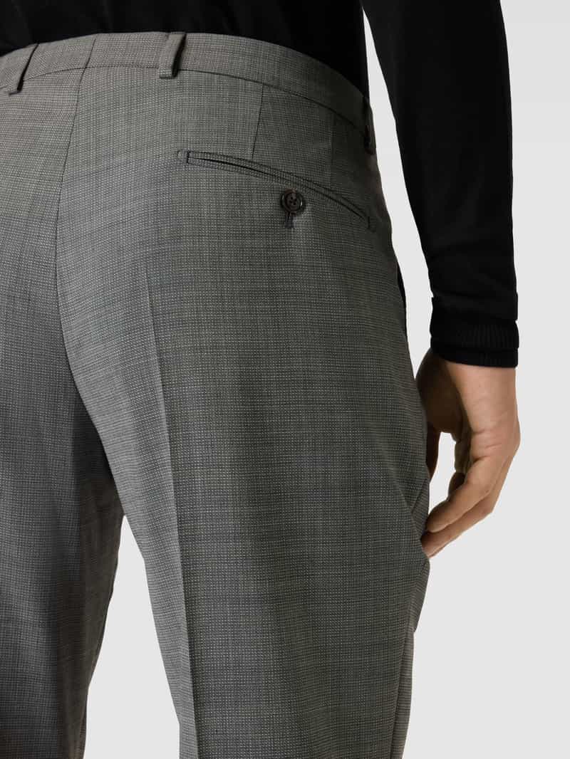 JOOP! Collection Modern fit pantalon met persplooien model 'Brad'