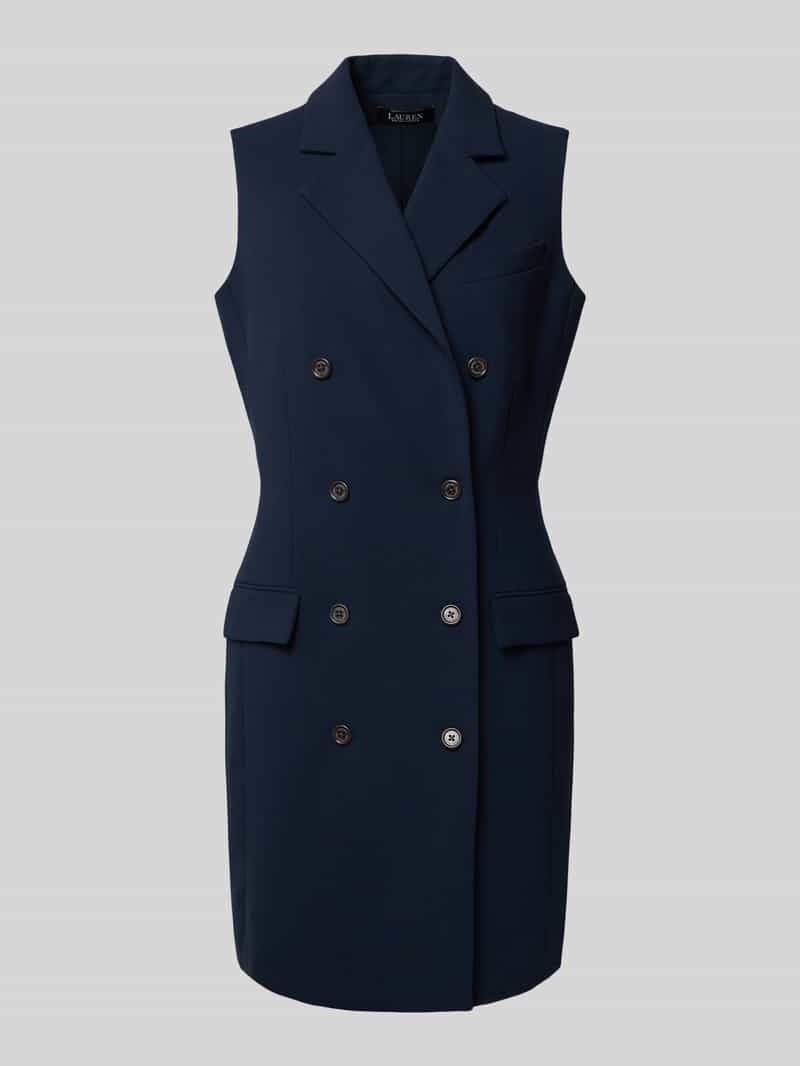 Lauren Ralph Lauren Mini-jurk met reverskraag en klepzakken model 'KEVONNA'