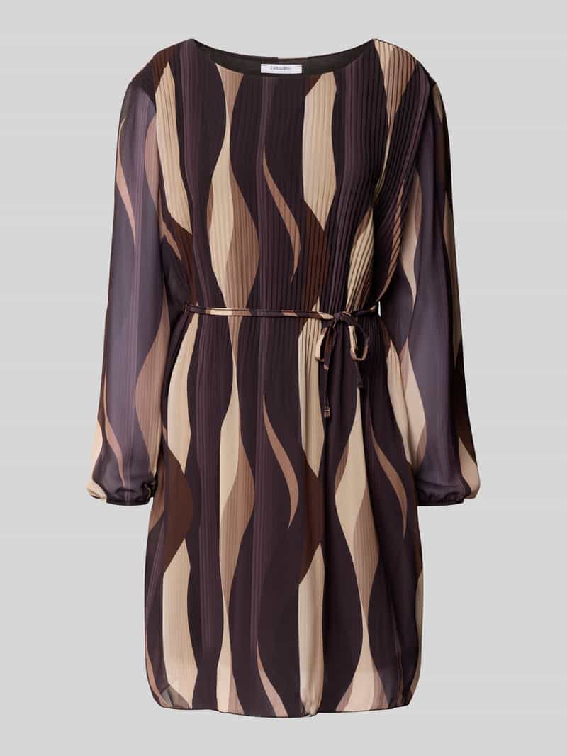 ZABAIONE Mini-jurk met strikceintuur model 'Sa44raa'