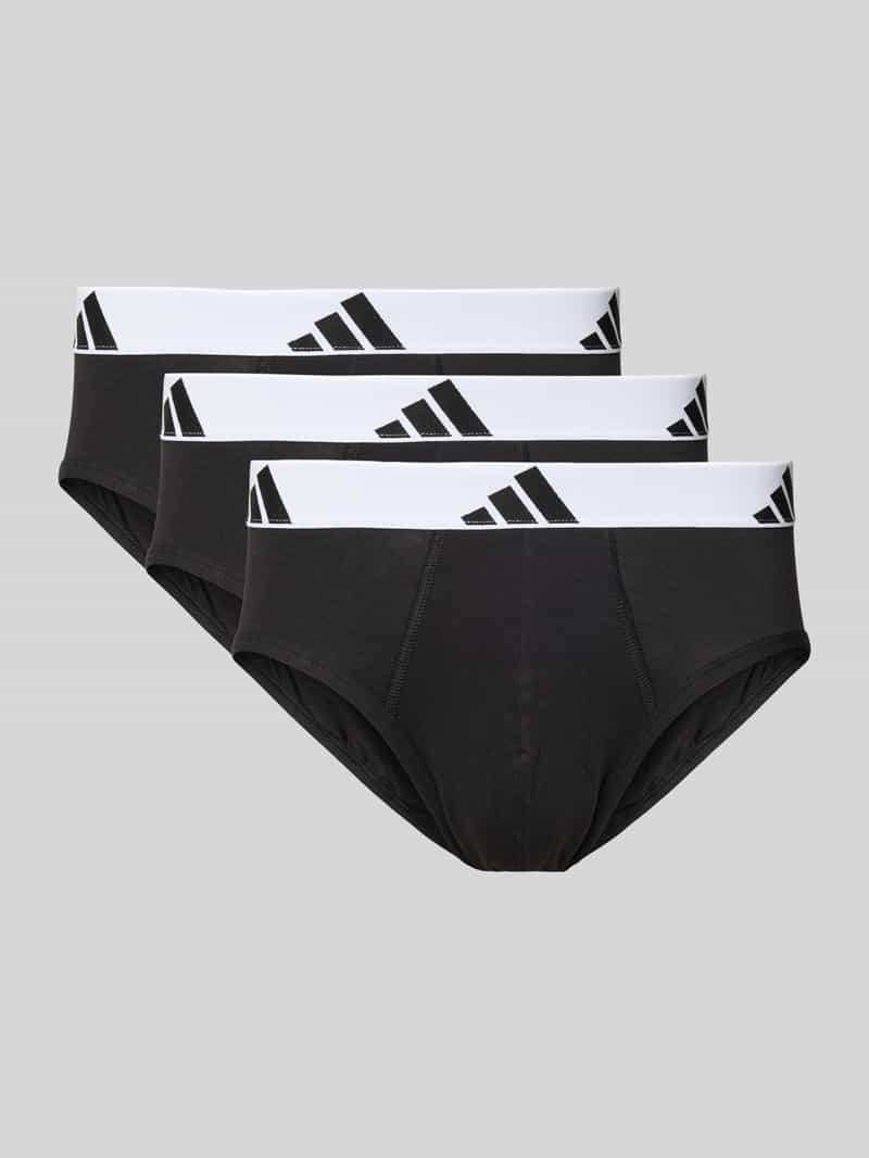ADIDAS SPORTSWEAR Slip met elastische band met logo in een set van 3 stuks model 'Active Flex'
