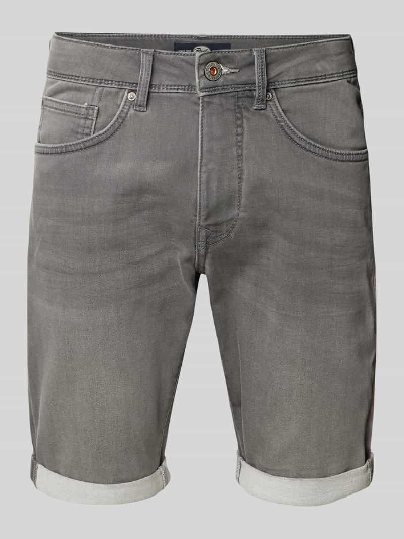 Petrol Korte slim fit jeans in 5-pocketmodel