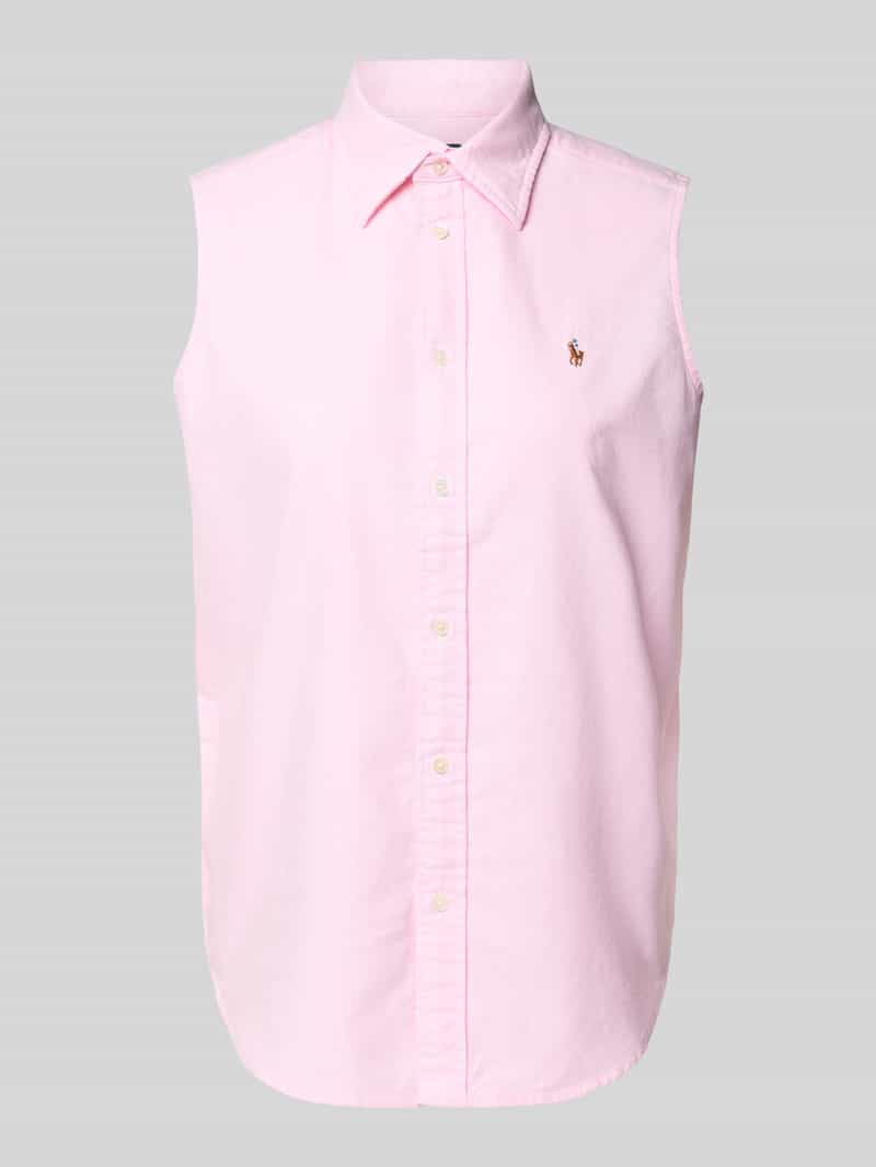 Polo Ralph Lauren Regular fit overhemdblouse in mouwloos design