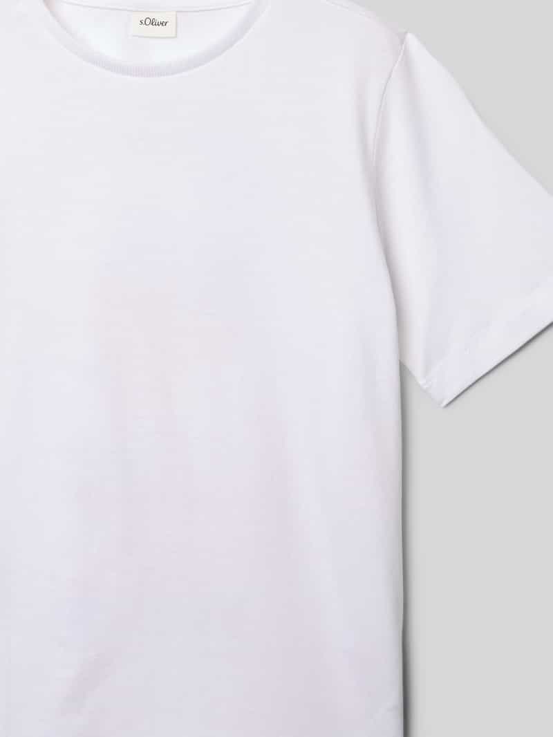 s.Oliver RED LABEL Regular fit T-shirt van puur katoen
