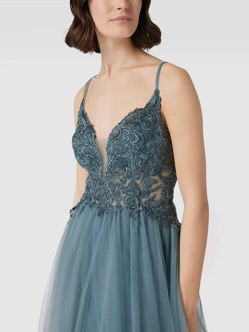 Mascara Avondjurk met siergarnering