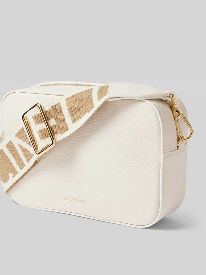 Coccinelle Handtas met labelprint model 'TEBE'
