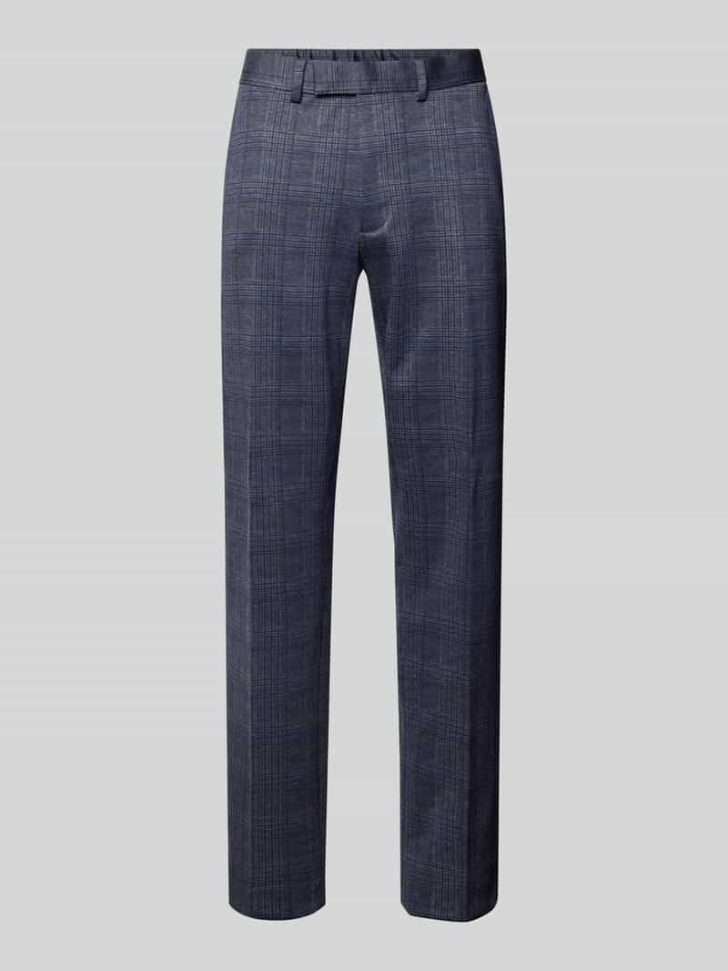 Christian Berg Men Pantalon met persplooien en achterzakken